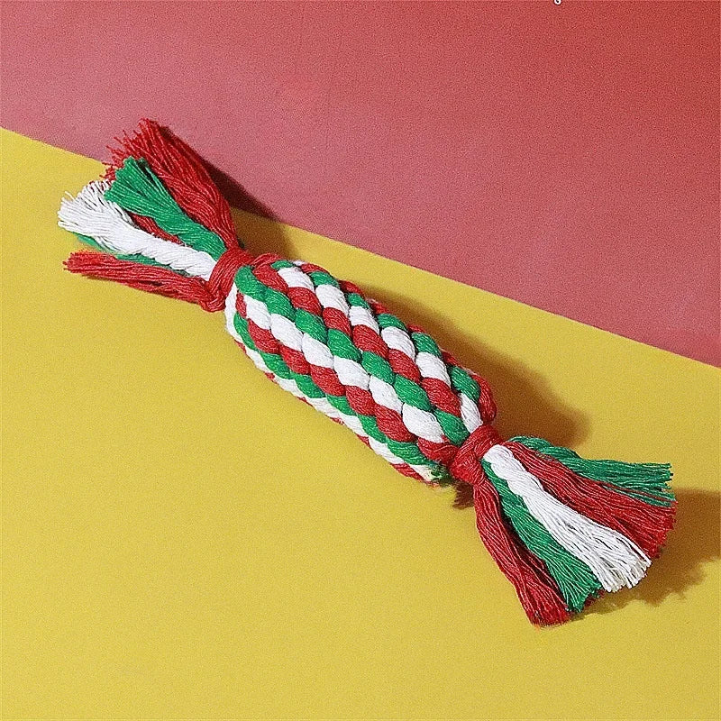 New Dog Toy Cotton Rope Knot Interactive Ball For Puppy Chihuahua Large Dogs Toothbrush Chew Safe Pet Toys For All Sizes