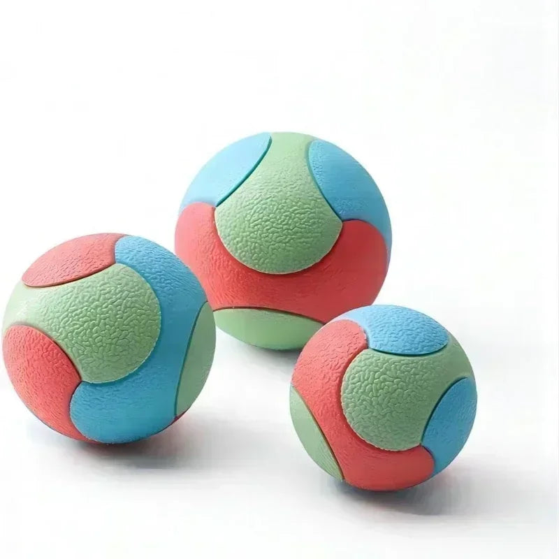 Solid Rubber Dog Fetch Play Ball