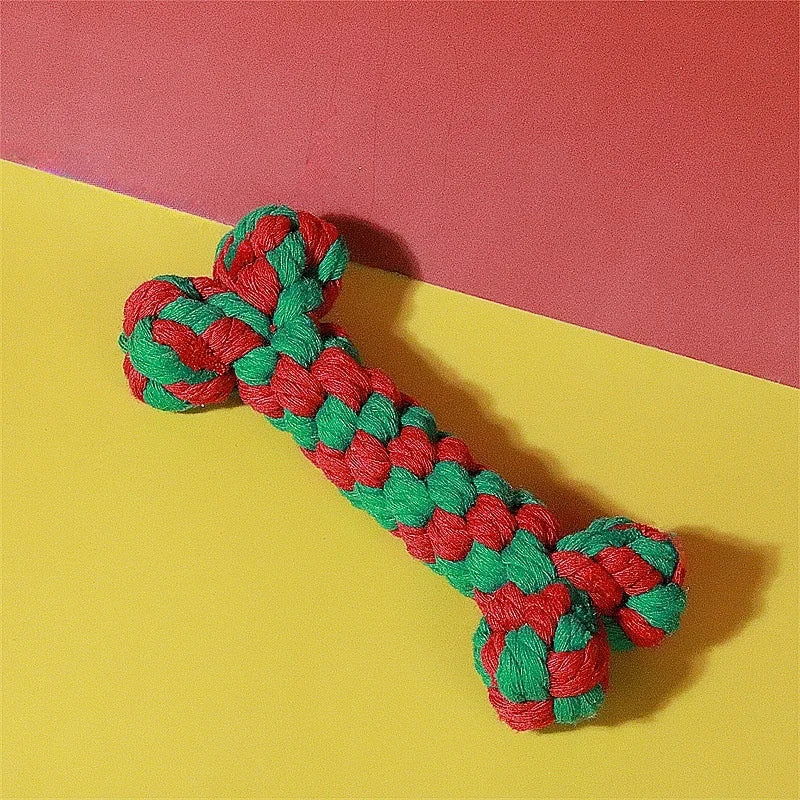 New Dog Toy Cotton Rope Knot Interactive Ball For Puppy Chihuahua Large Dogs Toothbrush Chew Safe Pet Toys For All Sizes