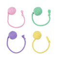 4Pcs/set Colorful Cotton Rope Ball Cat Toys Interactive Pet Toy for Cats Kittens