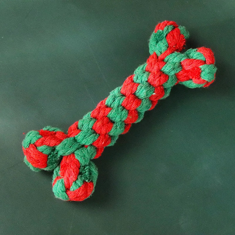 New Dog Toy Cotton Rope Knot Interactive Ball For Puppy Chihuahua Large Dogs Toothbrush Chew Safe Pet Toys For All Sizes